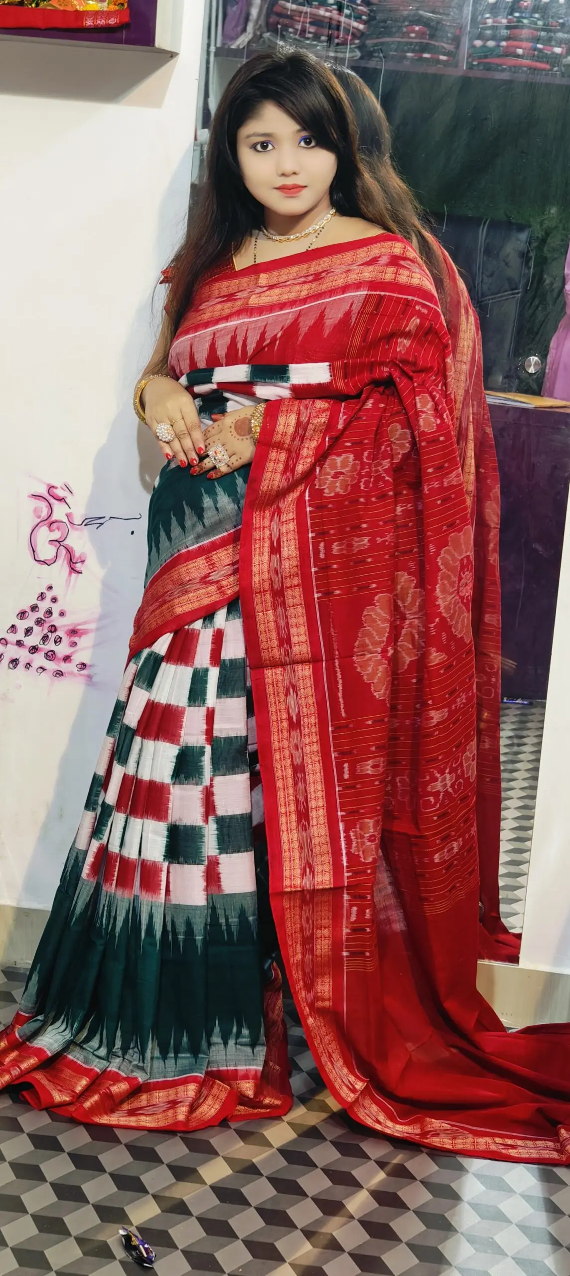 SAMBALPURI HANDLOOM COTTON SAREE