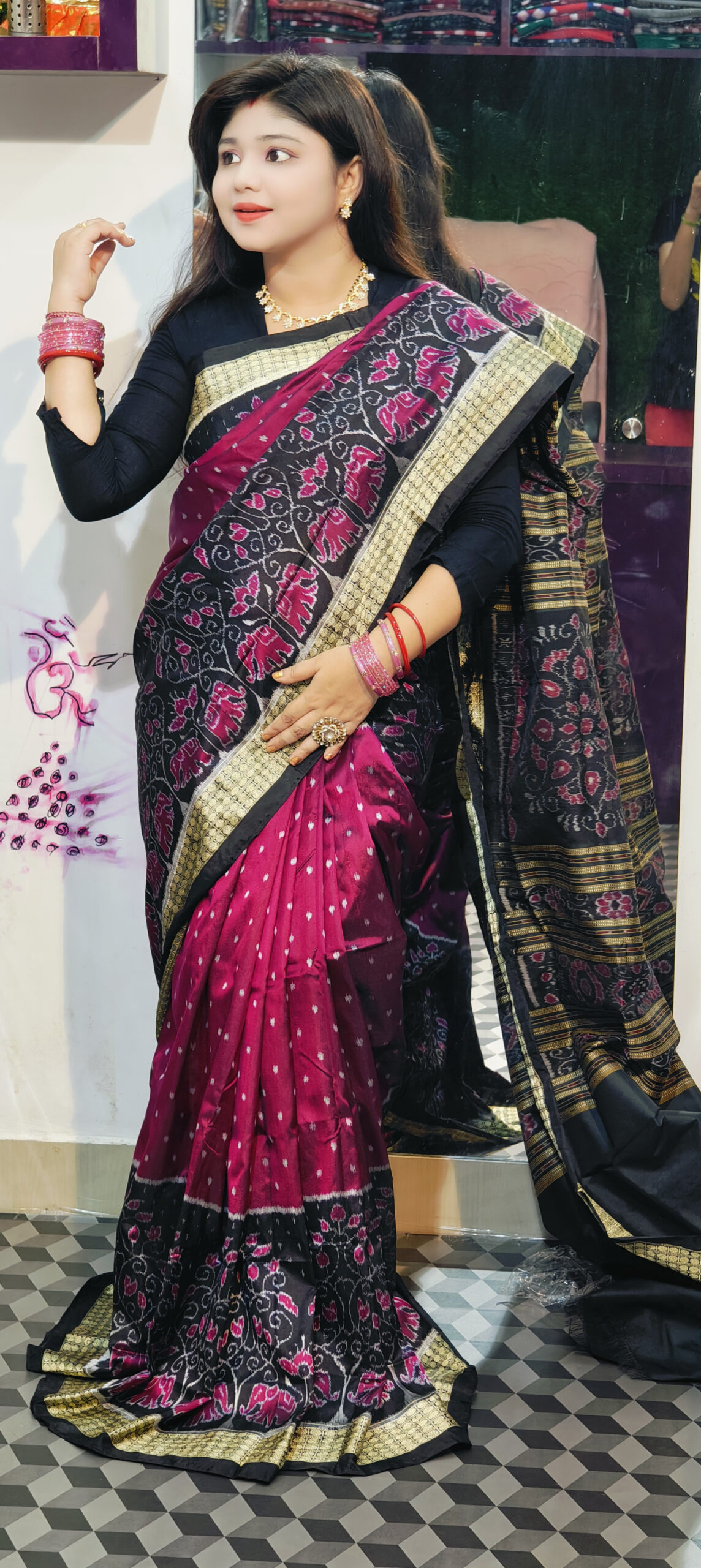 SAMBALPURI HANDLOOM PATTA SAREE