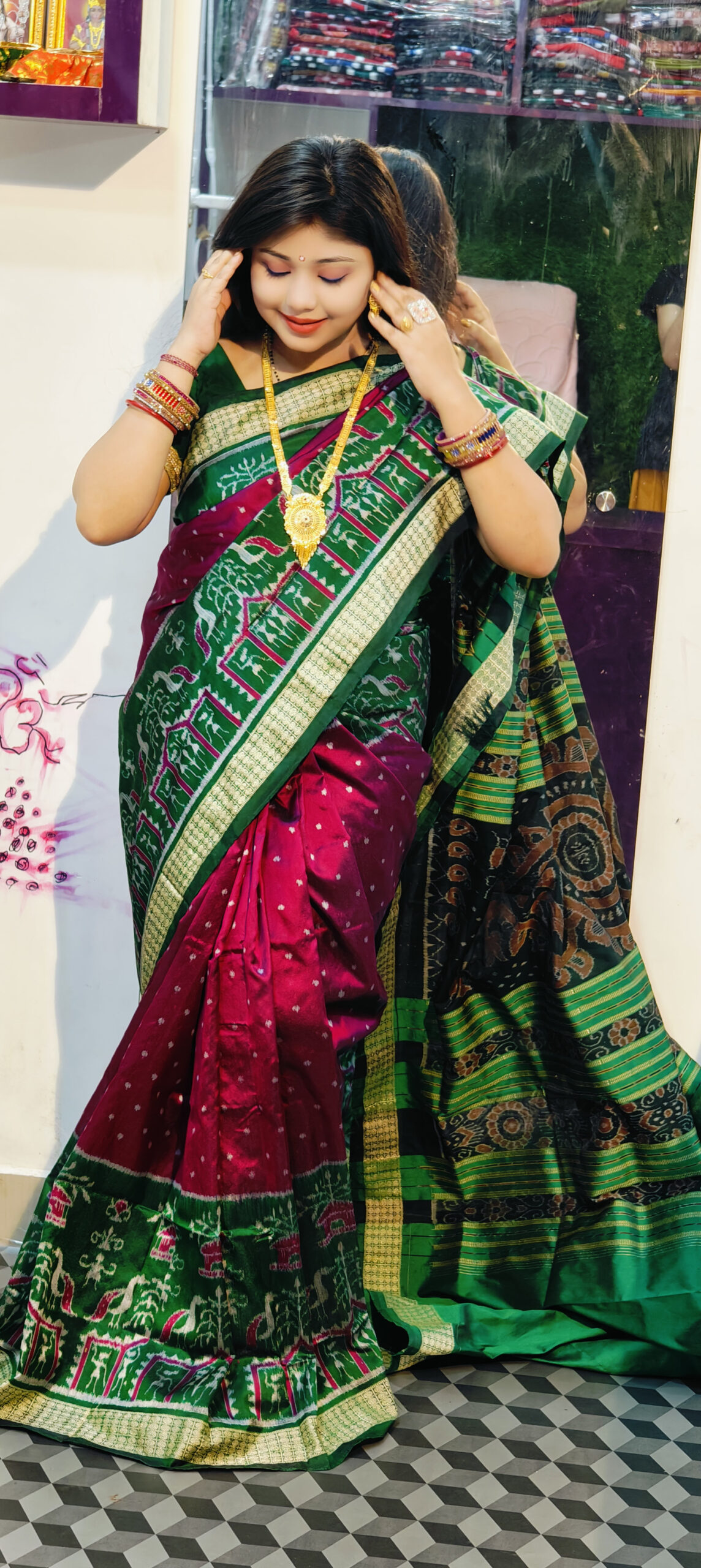 SAMBALPURI HANDLOOM PATTA SAREE