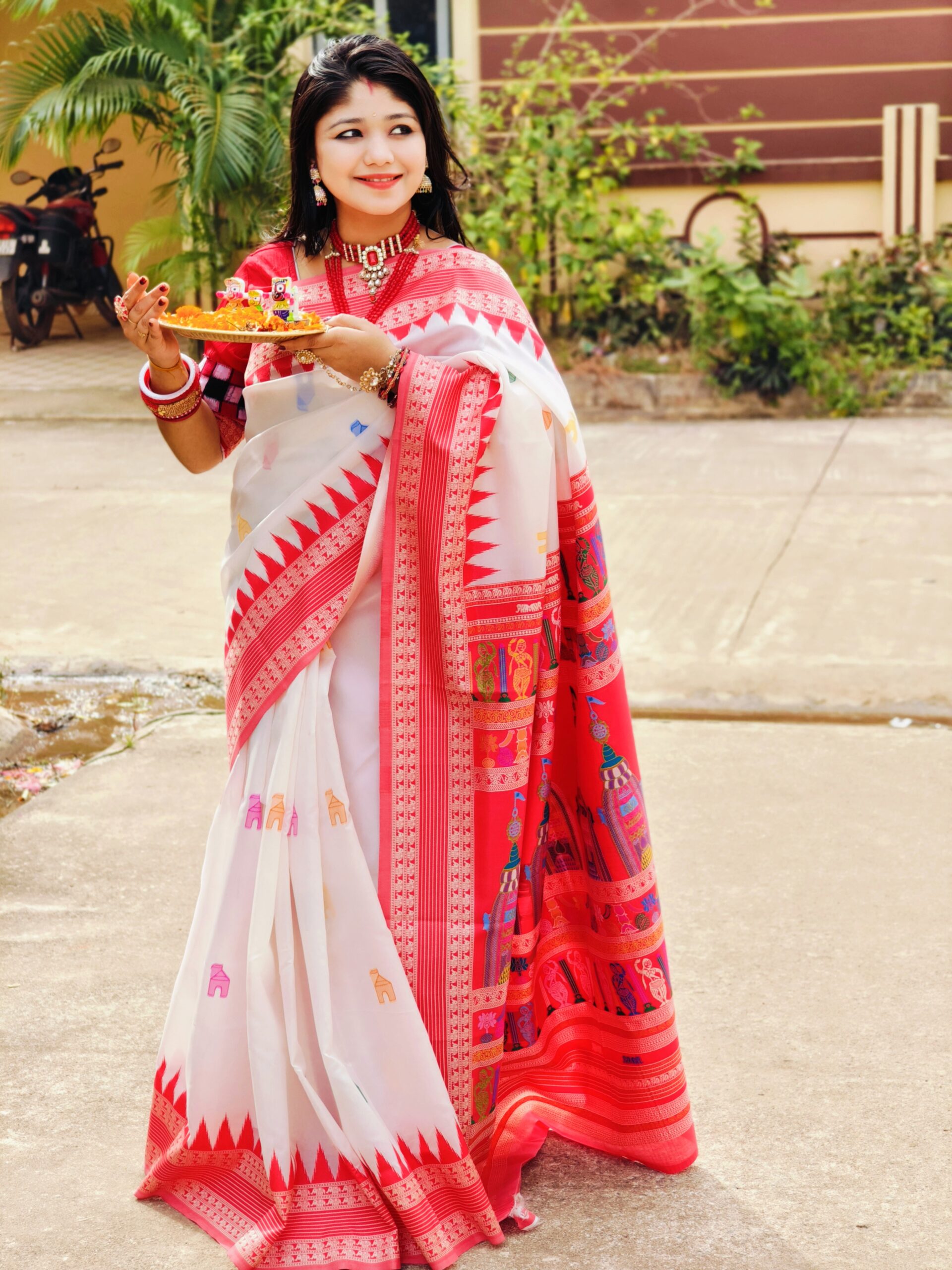 SAMBALPURI DESIGN BANGLORE SILK SAREE